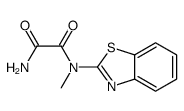 N'-(1,3-benzothiazol-2-yl)-N'-methyloxamide Structure