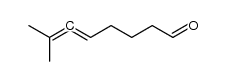 7-methylocta-5,6-dienal结构式