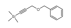 (3-benzyloxy-prop-1-ynyl)trimethylsilanebenzyl ether Structure