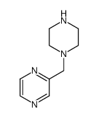 2-(piperazin-1-ylmethyl)pyrazine结构式