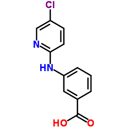 3-[(5-Chloro-2-pyridinyl)amino]benzoic acid Structure