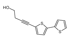 5-(4-hydroxybut-1-ynyl)-2,2'-bithiophene Structure