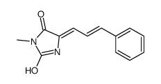 5-cinnamylidene-3-methylimidazolidine-2,4-dione Structure