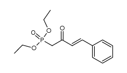 diethyl (4-phenyl-2-oxobut-3-en-1-yl)phosphonate结构式