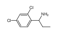 1-(2,4-dichlorophenyl)propan-1-amine结构式