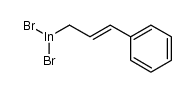 (3-phenylallyl)indium(III) bromide Structure