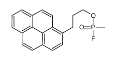 4-(1-pyrenyl)propyl methylphosphonofluoridate结构式