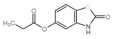 2(3H)-Benzothiazolone,5-(1-oxopropoxy)-(9CI) picture