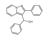 3-(α-hydroxybenzyl)-2-phenylpyrazolo[1,5-a]pyridine Structure