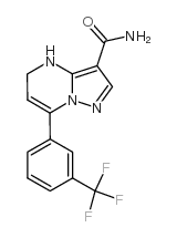 4,5-二氢-7-[3-(三氟甲基)苯基]吡唑[1,5-A]嘧啶-3-甲酰胺图片