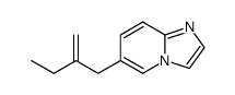 6-(2-Ethyl-2-propenyl)imidazo[1,2-a]pyridine结构式
