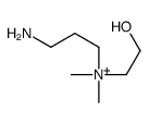 3-aminopropyl-(2-hydroxyethyl)-dimethylazanium结构式