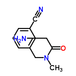 N-(3-Cyanobenzyl)-N-methylglycinamide结构式