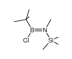 tert.-butylchloro{methyl(trimethylsilyl)amino}borane Structure