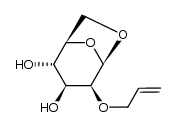 (1R,2S,3S,4S,5R)-4-(allyloxy)-6,8-dioxabicyclo[3.2.1]octane-2,3-diol结构式