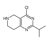 4-chloro-2-propan-2-yl-5,6,7,8-tetrahydropyrido[4,3-d]pyrimidine Structure