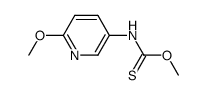 Carbamothioic acid, (6-methoxy-3-pyridinyl)-, O-methyl ester (9CI)结构式