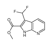 Methyl 3-(difluoromethyl)-1H-pyrrolo[2,3-b]pyridine-2-carboxylate Structure