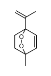 1-methyl-4-(1-methylethenyl)-2,3-dioxabicyclo[2.2.2]oct-5-ene Structure