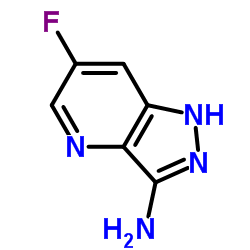 6-Fluoro-1H-pyrazolo[4,3-b]pyridin-3-amine结构式