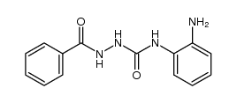 1-benzoyl-4-(o-aminophenyl)semicarbazide结构式