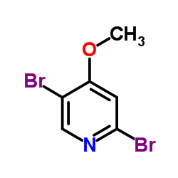 2,5-Dibromo-4-methoxypyridine Structure