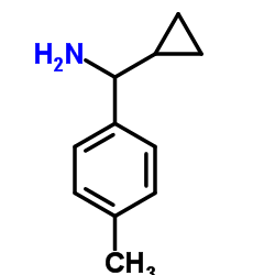 1-Cyclopropyl-1-(4-methylphenyl)methanamine结构式