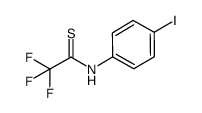 2,2,2-trifluoro-N-(4-iodophenyl)ethanethioamide结构式