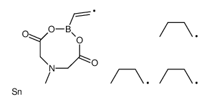 trans-2-(Tributyltin)vinylboronic acid MIDA ester结构式