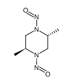 Piperazine, 2,5-dimethyl-1,4-dinitroso-, trans- (9CI) Structure