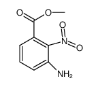 Methyl 3-amino-2-nitrobenzoate structure