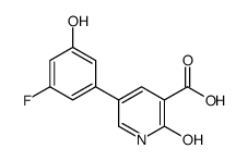 5-(3-fluoro-5-hydroxyphenyl)-2-oxo-1H-pyridine-3-carboxylic acid结构式