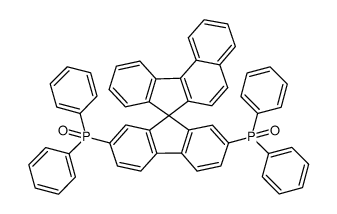 2,7-bis(diphenylphosphoryl)spiro[fluorene-7,11'-benzofluorene] Structure
