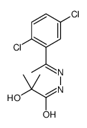 N-[(Z)-1-(2,5-dichlorophenyl)ethylideneamino]-2-hydroxy-2-methylpropanamide Structure