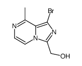 (1-bromo-8-methylimidazo[1,5-a]pyrazin-3-yl)methanol Structure
