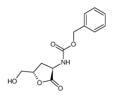 D-erythro-Pentonic acid, 2,3-dideoxy-2-[[(phenylmethoxy)carbonyl]amino]-, gamma-lactone (9CI) structure