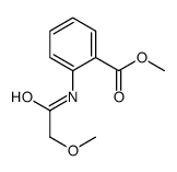 Benzoic acid, 2-[(Methoxyacetyl)amino]-, Methyl ester结构式