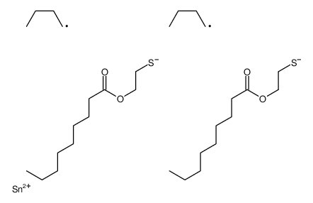 (dibutylstannylene)bis(thioethylene) dinonan-1-oate Structure