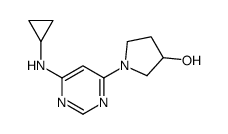 1-(6-Cyclopropylamino-pyrimidin-4-yl)-pyrrolidin-3-ol Structure