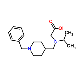 N-[(1-Benzyl-4-piperidinyl)methyl]-N-isopropylglycine Structure