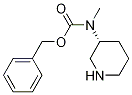 Methyl-(R)-piperidin-3-yl-carbaMic acid benzyl ester结构式