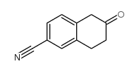 6-OXO-5,6,7,8-TETRAHYDRO-NAPHTHALENE-2-CARBONITRILE structure