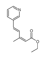 ethyl 3-methyl-5-pyridin-3-ylpenta-2,4-dienoate结构式