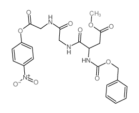 Succinamic acid,3-(carboxyamino)-N-[[(carboxymethyl)carbamoyl]methyl]-, 3-benzyl 1-methylN-(p-nitrophenyl) ester, L- (8CI)结构式