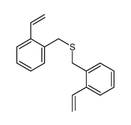 1-ethenyl-2-[(2-ethenylphenyl)methylsulfanylmethyl]benzene结构式