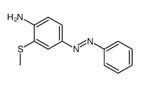 3-Methylmercapto-4-amino-azobenzol Structure
