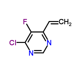 4-氯-5-氟-6-烯基嘧啶结构式