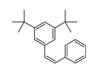 1,3-ditert-butyl-5-(2-phenylethenyl)benzene结构式