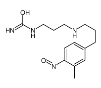 3-[3-(3-methyl-4-nitrosophenyl)propylamino]propylurea Structure