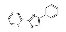 4-phenyl-2-pyridin-2-yl-1,3-thiazole Structure